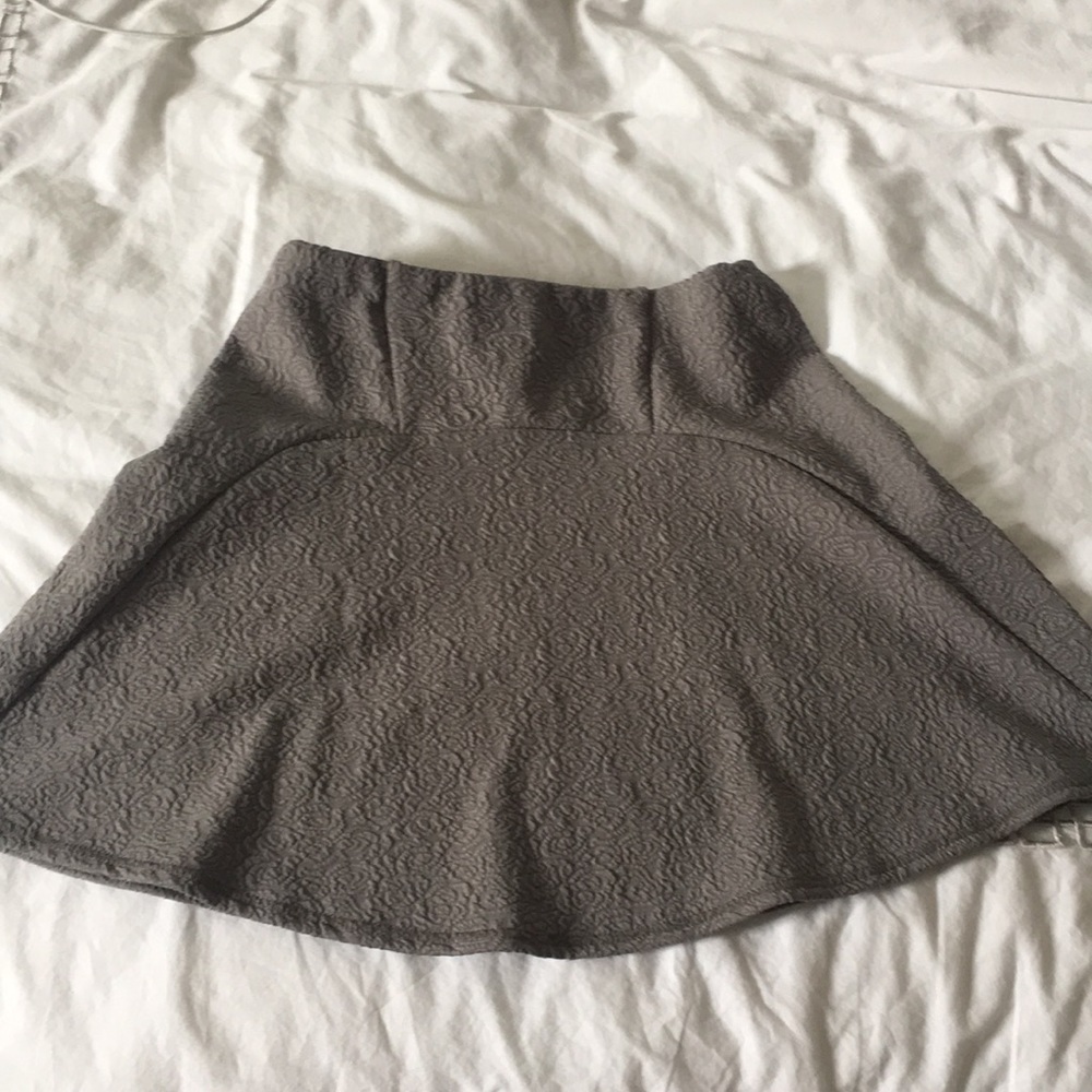 Grey Kimchi Blue Skater Skirt
